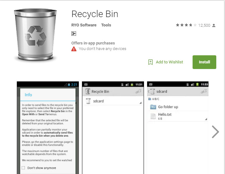 Android Papierkorb – Wie man gelöschte Dateien auf Android restauriert