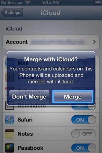 Schritt 6 to Sync iPhone to iCloud