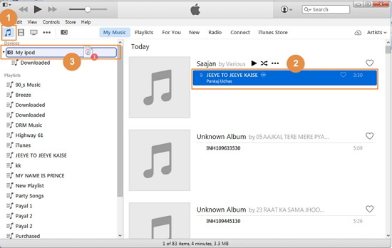 Musik mit iTunes vom Windows Media Player auf den iPod übertragen